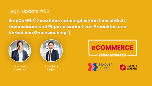 Legal Update #52: Die EmpCo-Richtlinie (EU) 
